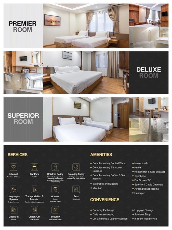 The Gandamar Hotel , Янгон Экстерьер фото